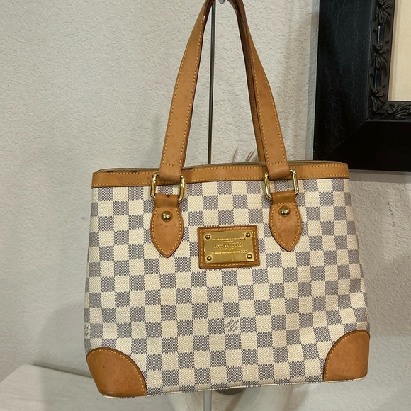 Louis Vuitton Handbags - Authentic Louis Vuitton Hampstead Azure pm bag + COA